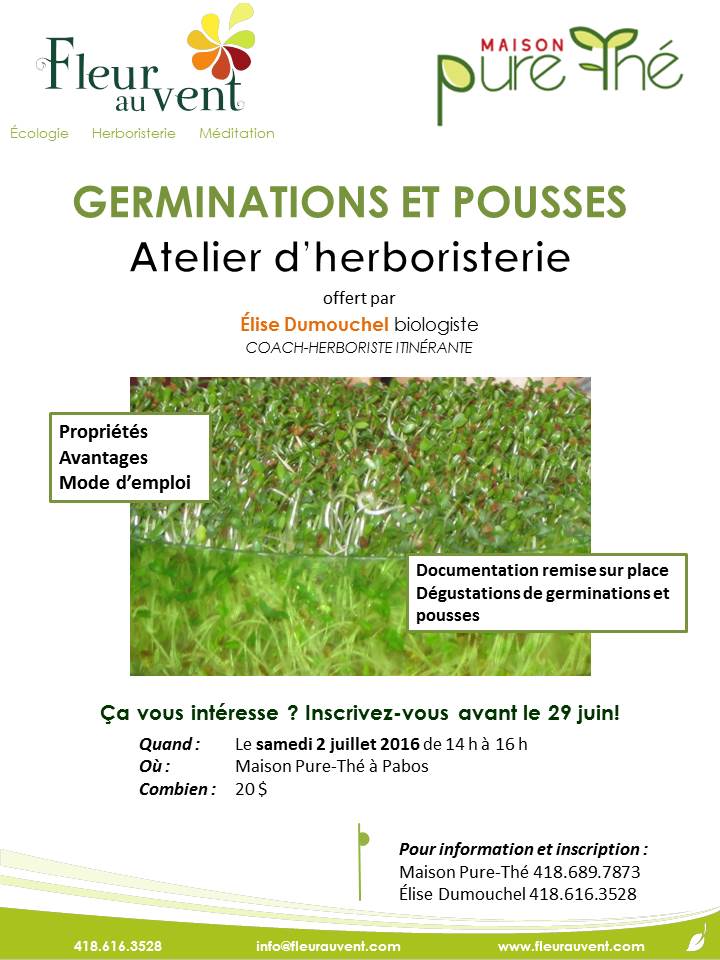 affiche germinations 2 juillet 2016