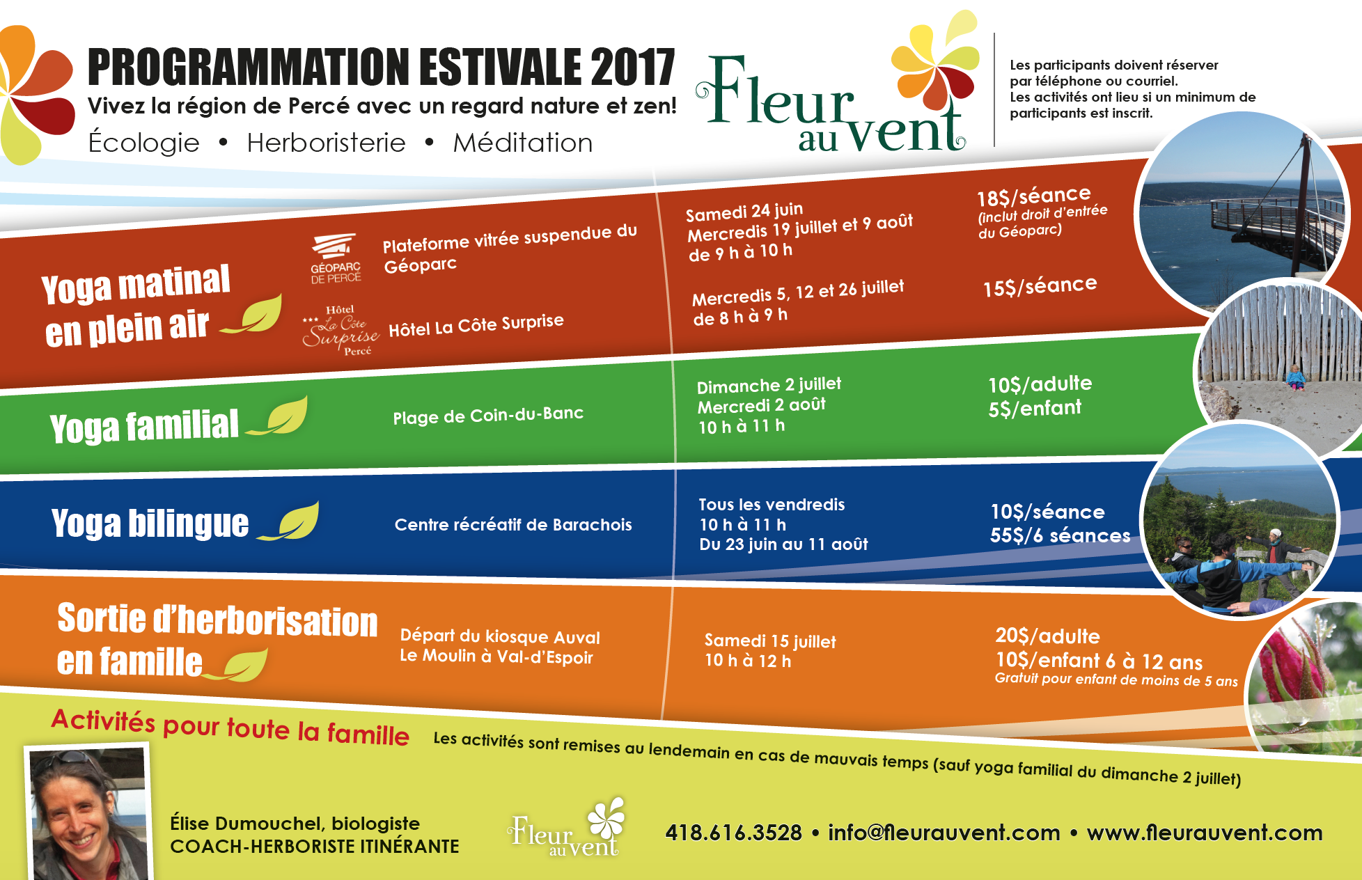 Fleur au vent programmation été 2017